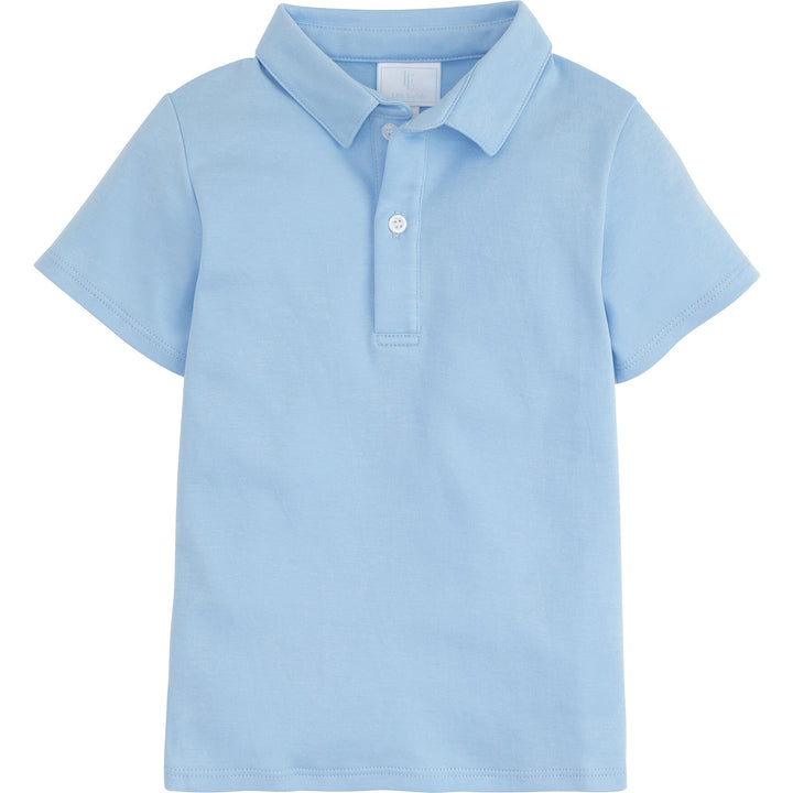 Short Sleeve Polo - Light Blue